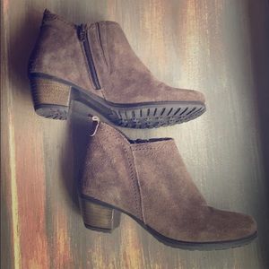 Real leather Italian booties